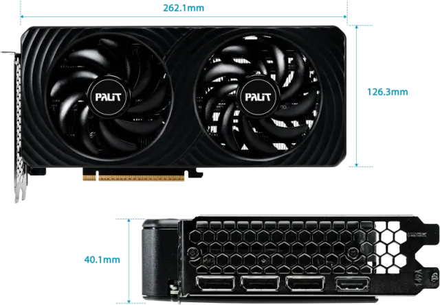 Видеокарта Palit GeForce RTX 5060 Dual (NE75060019P1-GB2063D), Retail купить! 