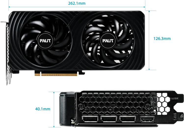 Видеокарта Palit GeForce RTX 5060 Dual (NE75060019P1-GB2063D), Retail купить! 