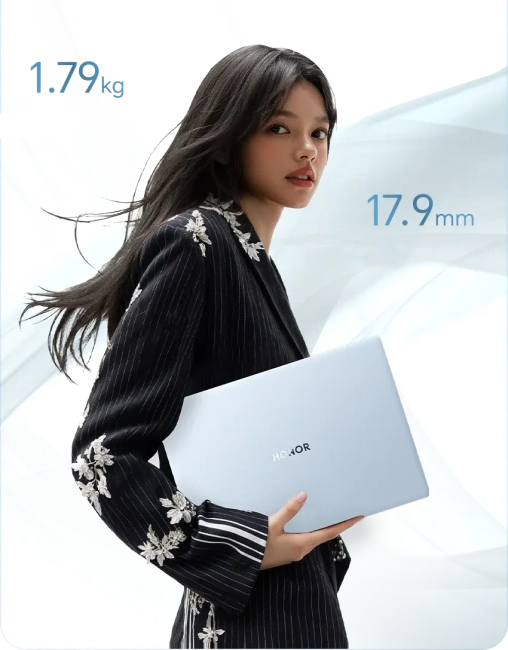 Ноутбук HONOR MagicBook X16 Plus 2025 BRB-5211 (Core 5 220H/16.1"/2.5K/32 Гб/1Tb SSD/Graphics/Win 11) 5301ALYK Blue - фото