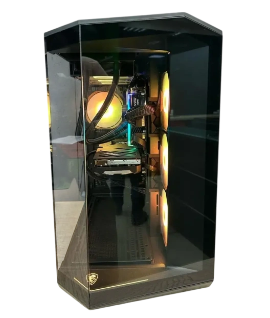 Игровой компьютер 990336 (Core Ultra 7 265K 3,9 ГГц/Intel Z890/96 ГБ DDR5 6 ГГц/1024 ГБ/RX 9070 XT 16 ГБ/Wi-Fi/1000W/MSI MAG Pano 100R PZ Black) - купить по выгодной цене!