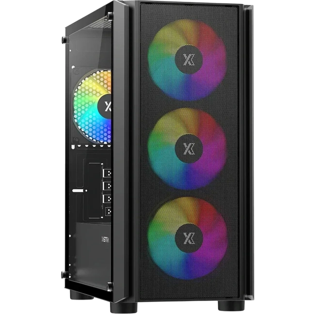 Компьютерный корпус XASTRA A402M 4ARGB-C6 TG Black (A402M-4FC12A-BK-C6) купить! 