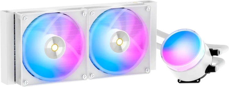 Система водяного охлаждения Ocypus 240mm  Delta L24 WH ARGB White купить! 