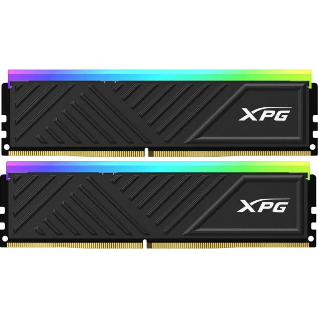 Оперативная память DDR4 32 Gb (16Gb*2) 3200 MHz ADATA Spectrix D35 RGB (AX4U320016G16A-DTBKD35G) купить! 