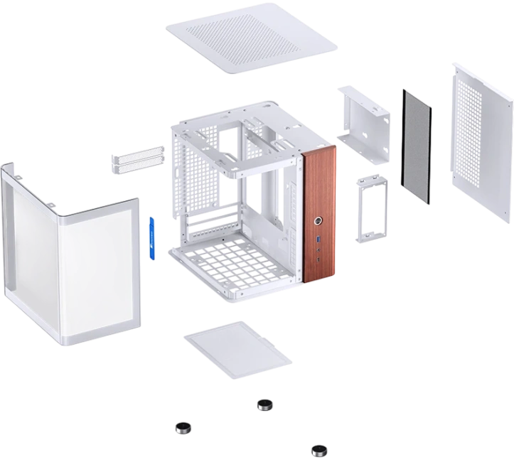 Компьютерный корпус Jonsbo TK-0 White купить! 