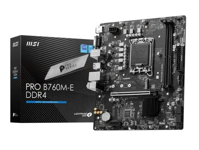 Материнская плата MSI PRO B760M-E DDR4 купить! 