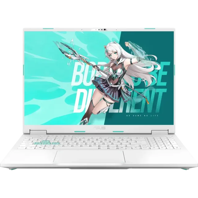 Ноутбук Asus TUF Gaming F16 FA608UM260-0EAEXHB8X10 (AMD Ryzen 7 260/16" 1980x1200/16Gb/1024Gb SSD/NVIDIA GeForce RTX 5060 8Gb/Win 11 Home) Бирюзовый - фото