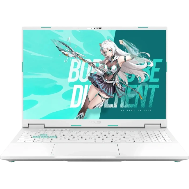 Ноутбук Asus TUF Gaming F16 FA608UM260-0EAEXHB8X10 (AMD Ryzen 7 260/16" 2560x1600/16Gb/1024Gb SSD/NVIDIA GeForce RTX 5060 8Gb/Win 11 Home) Бирюзовый - фото