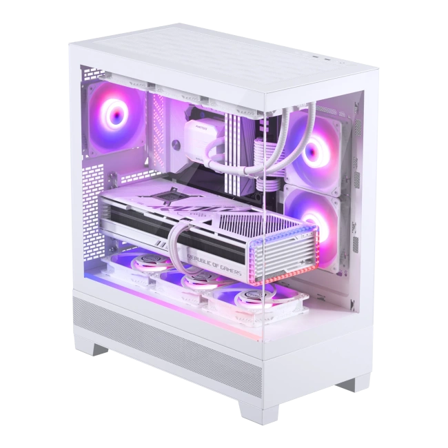 Игровой компьютер 989999 (Core i5-13600KF 3.5 ГГц/Intel Z790/32 ГБ DDR5 6 ГГц/1024 ГБ SSD/RTX 5070 12 ГБ/Wi-Fi/850W/Phanteks 523 XT View ARGB TG White) - купить по выгодной цене!