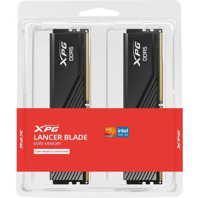 Оперативная память 64 Gb 5600 MHz ADATA XPG LANCER Blade Black (AX5U5600C4632G-DTLABBK) купить! 