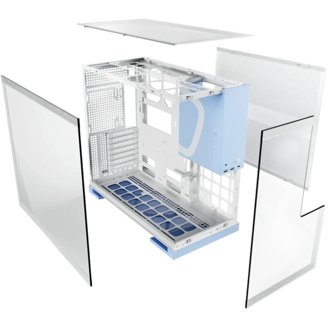 Компьютерный корпус Geometric Future Model 5 White/Blue (1AM5WKPB00100) купить! 