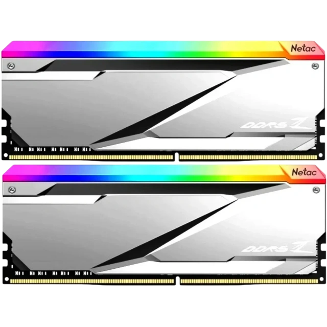 Оперативная память 32 Gb 6600 MHz Netac Z RGB White (NTZED5P66DP-32S) купить! 