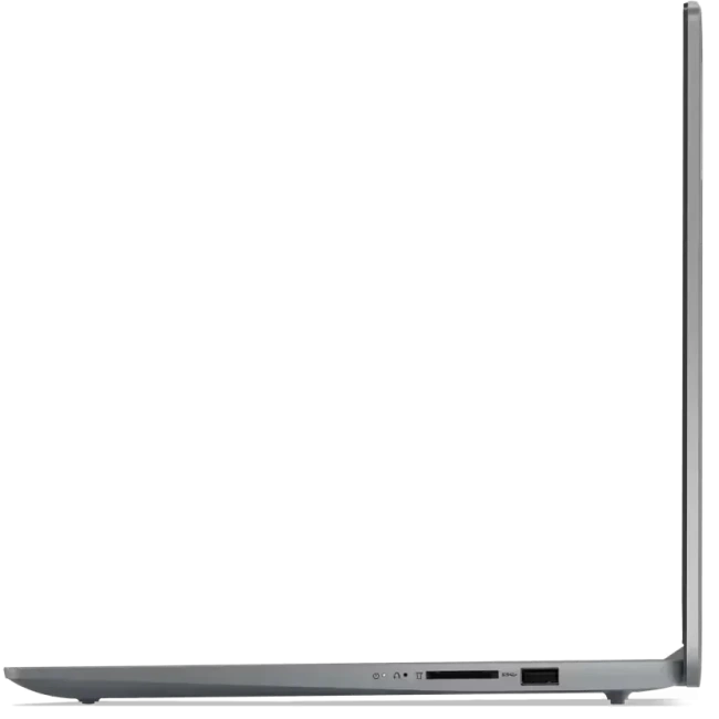Ноутбук Lenovo IdeaPad Slim 3 15AMN8 (AMD Ryzen 5 7520U/15.6"/1920x1080/16GB/512GB SSD/No OS) Gray - фото