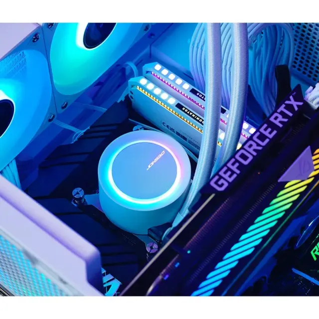 Система водяного охлаждения JONSBO TG-240 ARGB White PWM купить! 