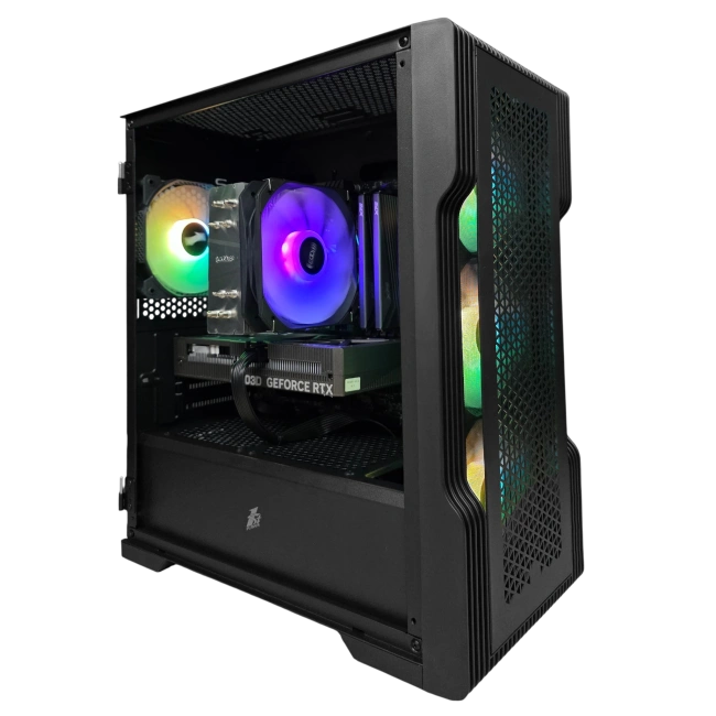 Компьютерный корпус 1STPLAYER TRILOBITE T3 ARGB Black (T3-BK-4F7) купить! 