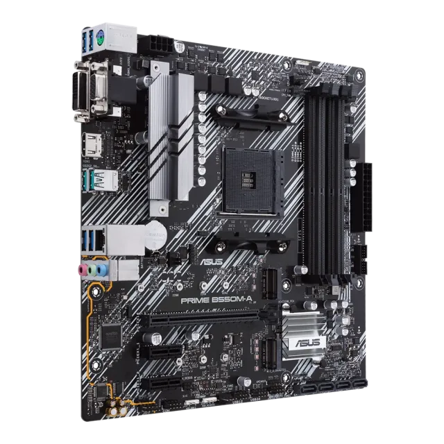 Материнская плата Asus PRIME B550M-A (AM4/AMD B550/4xDDR4/mATX) купить! 