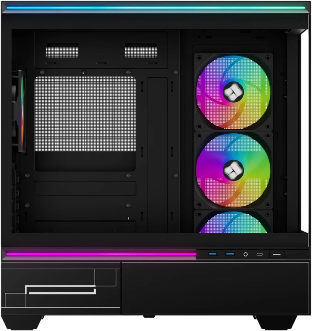 Компьютерный корпус Thermalright M10 FAN4-C TG ARGB Black (TRTLM10BF4C) купить! 