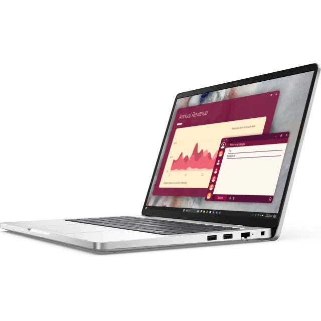 Ноутбук Dell 14 DС14250 (Intel Core 7 150U/14" 1920x1200/16G/1Tb SSD/Intel Graphics/Wi-Fi/BT/Win 11 Home) Silver - фото