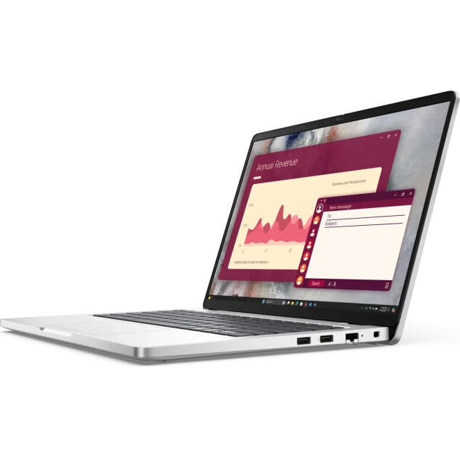 Ноутбук Dell 14 DС14250 (Intel Core 7 150U/14" 1920x1200/16G/1Tb SSD/AMD Radeon Graphics/Wi-Fi/BT/Win 11 Home) Silver - фото