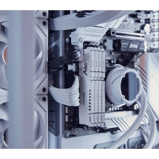 Оперативная память DDR5 32 Gb 5600 MHz Kingston FURY Beast AMD White (KF556C36BWEK2-32) купить! 