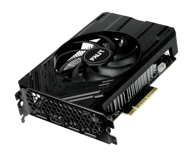 Видеокарта Palit GeForce RTX 4060 8GB STORMX (NE64060019P1-1070F), Retail купить! 