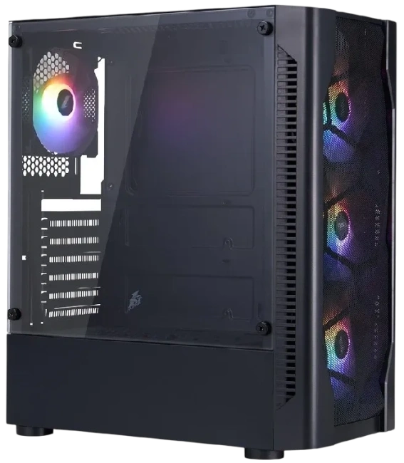 Компьютерный корпус 1STPLAYER DK D4 Black (D4-BK-4F1) купить! 