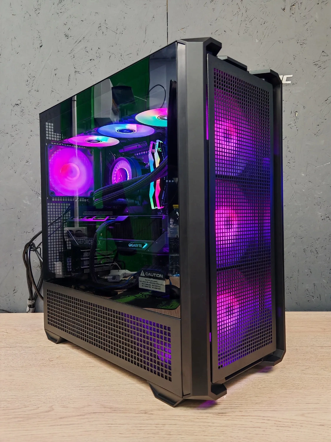 Игровой компьютер 989723 (Ryzen 7 9800X3D 4,7 ГГц/AMD B850/32 ГБ DDR5 6 ГГц/2048 ГБ SSD/RTX 4070 12 ГБ/Wi-Fi/1000W/Cougar AIRFACE PRO RGB Black)