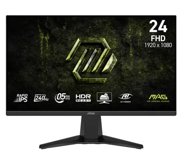 Монитор MSI 23.8" MAG245F X24,240HZ,1920 x 1080 (FHD),Rapid IPS, черный