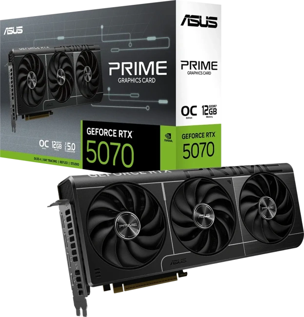 Видеокарта ASUS GeForce RTX 5070 PRIME OC 12Gb (PRIME-RTX5070-O12G), Retail купить! 