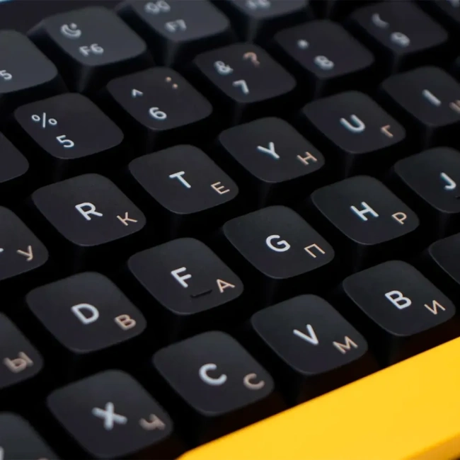 Фото - Механическая низкопрофильная клавиатура Nuphy AIR75v2 Basalt Black Brown, проводная, bluetooth, радиоканал