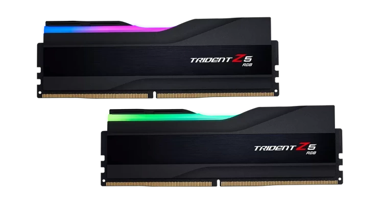 Оперативная память DDR5 64 Gb 6000 MHz G.Skill TRIDENT Z5 RGB Black (F5-6000J3238G32GX2-TZ5RK) купить! 