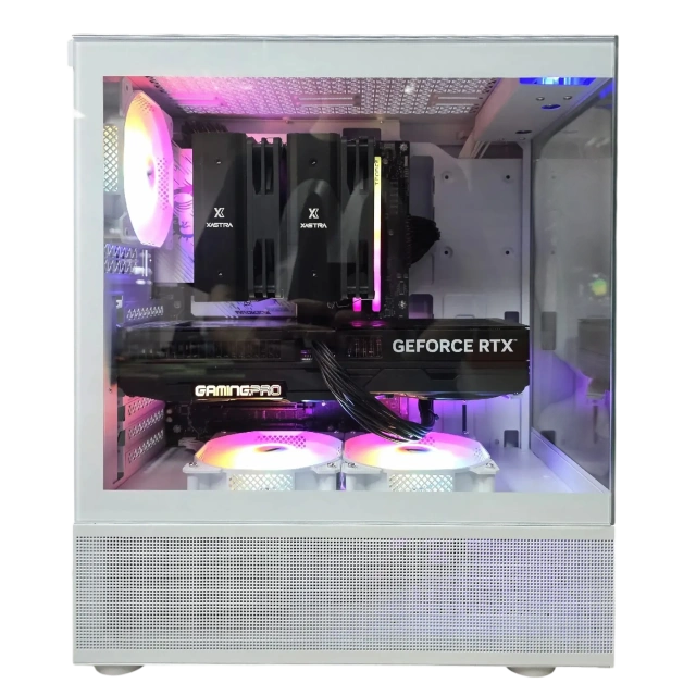 Игровой компьютер 989929 (Core i5-12600KF 3.7 ГГц/Intel B760/32 ГБ DDR5 6 ГГц/1024 ГБ SSD/RTX 4060 Ti 8 ГБ/Wi-Fi/750W/1STPLAYER MIKU Mi2-A LED White) - купить по выгодной цене!
