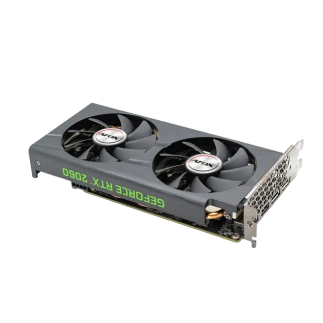 Видеокарта AFOX GeForce RTX 2060 DUAL FAN 6G (AF2060-6144D6H4-V2) купить! 