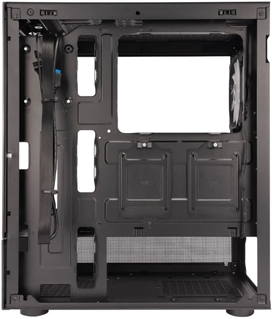 Компьютерный корпус 1STPLAYER MIKU Mi7-A LED TG Black (Mi7-A-BK-2F1R-1F1) купить! 