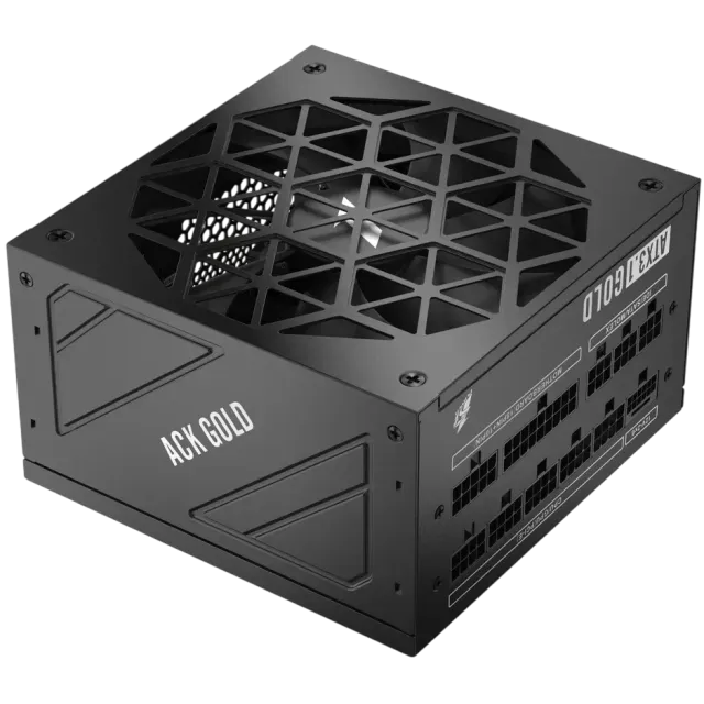 Блок питания 1STPLAYER 850W ACK GOLD  Black (HA-850BA2-BK) 16 Pin (PCIe 5.0 Connector Cable Details) купить! 