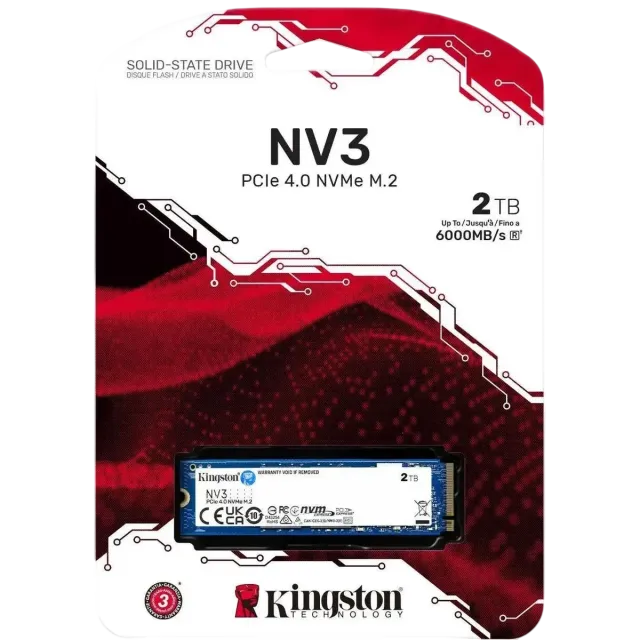 Твердотельный накопитель Kingston 2000 Gb (SNV3S/2000G) купить! 