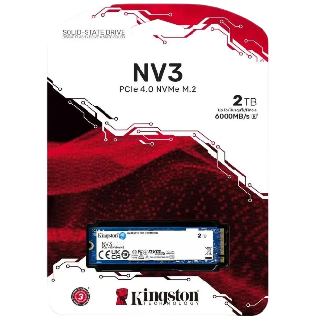 Твердотельный накопитель Kingston 2000 Gb (SNV3S/2000G) купить! 