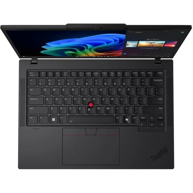 Ноутбук Lenovo ThinkPad T14 Gen 6 (AMD Ryzen 7 PRO 350/14" 1920x1200/16Gb/512Gb SSD/Win 11 Pro) 21QJ00CNUS,Черный, Русская клавиатура - фото