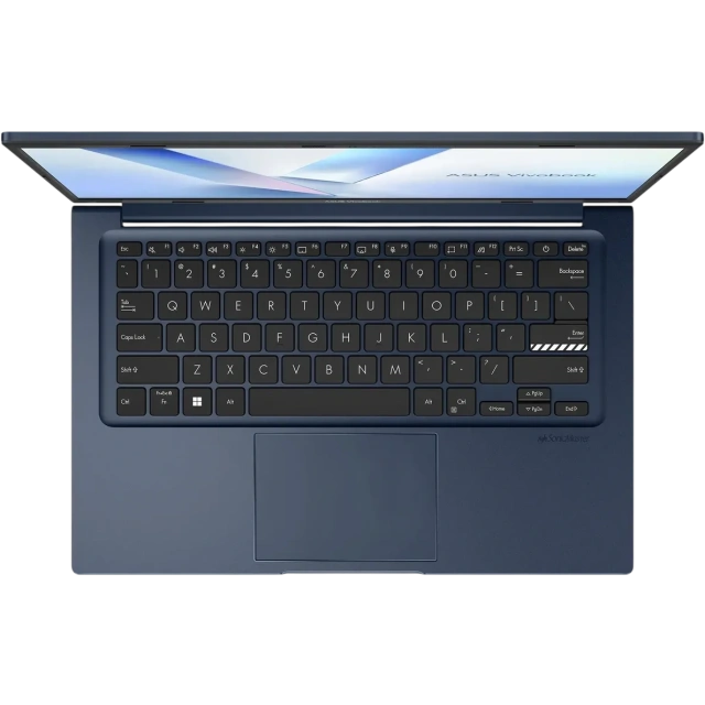 Ноутбук Asus VivoBook 14 X1404VA-I38128 (Intel Core i3 1315U/14" 1920x1080/8Gb/128GB SSD/Intel UHD Graphics/Wi-Fi/Bluetooth/Win 11 Home) 90NB10I1-M015F0, Blue - фото