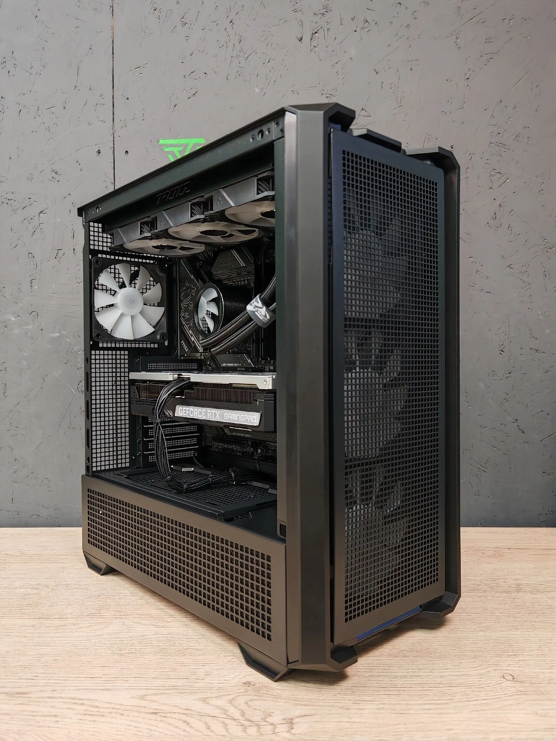 Игровой компьютер 989698 (Ryzen 9 9950X3D 4,3 ГГц/AMD B850/32 ГБ DDR5 6 ГГц/2048 ГБ SSD/RX 9070 XT 16 ГБ/Wi-Fi/1000W/MSI MAG FORGE 320R AirFlow TG ARGB)