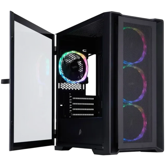 Компьютерный корпус 1STPLAYER TRILOBITE T4 MESH ARGB Black (T4-BK-4FS7) купить! 