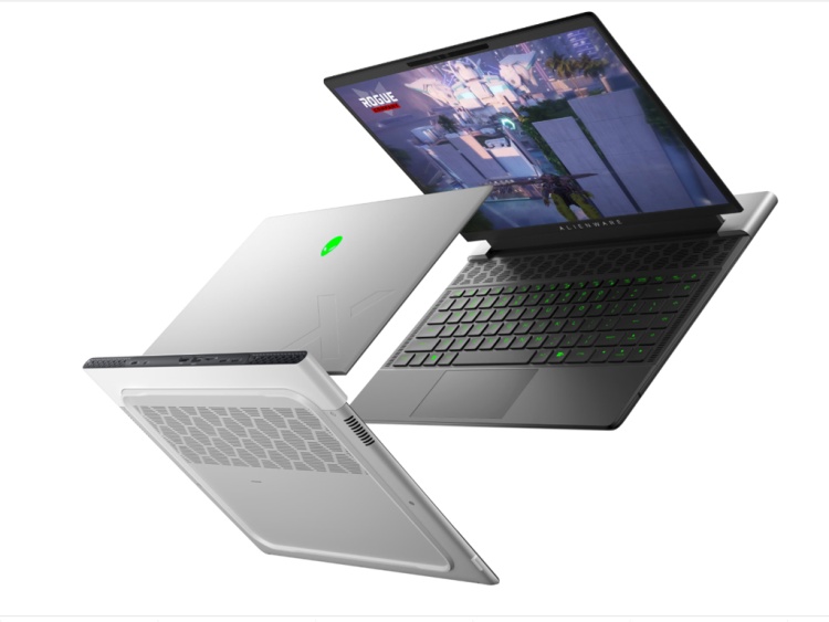 Ноутбук Alienware x14 R2 (Core i7 13620H/14"/2560x1600/32Gb/1Tb SSD/NVIDIA GeForce RTX 4060 8Gb/Win 11 Home) Lunar Silver - фото