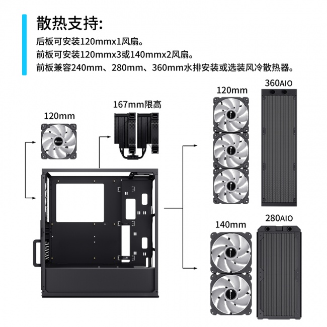 Компьютерный корпус Jonsbo VR4 Black купить! 