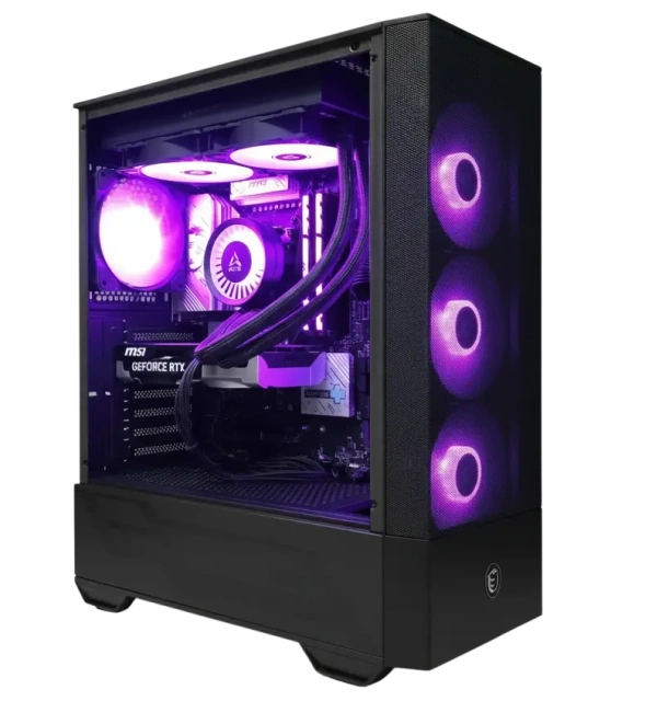 Игровой компьютер 989509 (Ryzen 5 7500F 3,7 ГГц/AMD B650/32 ГБ DDR5 6 ГГц/1024 ГБ SSD/RTX 3060 12 ГБ/Wi-Fi/650W/MSI MAG FORGE 112R ARGB TG) - купить по выгодной цене!