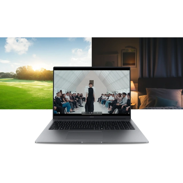 Ноутбук HONOR MagicBook X16 Plus (Intel Core 5 220H/16"/1920x1200/16Gb/1Tb SSD/Windows 11 Home) Серый 5301ANUY - фото