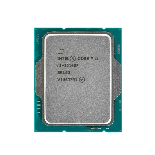 Процессор Intel Core i3-12100F (3.3 ГГц - 4.3 ГГц / LGA1700 / кол-во ядер: 4  / TDP 58 Вт), OEM купить! 