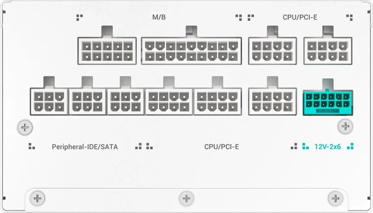 Блок питания Deepcool 1200W GAMERSTORM PN1200M WH 16 Pin (PCIe 5.0 Connector Cable Details) купить! 