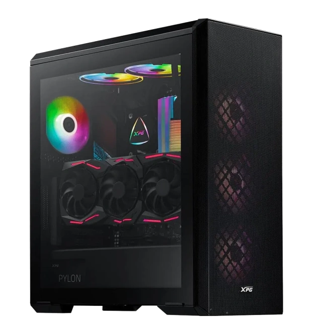 Игровой компьютер 989546 (Ryzen 7 8700F 4,1 ГГц/AMD B850/32 ГБ DDR5 6 ГГц/2048 ГБ SSD/RTX 5070 12 ГБ/Wi-Fi/750W/ADATA XPG DEFENDER TG Black) - купить по выгодной цене!