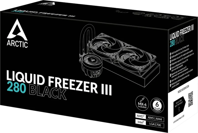 Система водяного охлаждения Arctic Cooling Liquid Freezer III-280 White (ACFRE00135A) купить! 