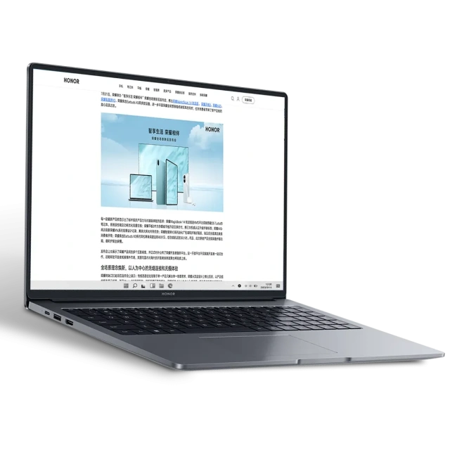 Ноутбук HONOR MagicBook X 16 (Core i5-13420H/16"/1920х1200/16Gb/512Gb SSD/UHD Graphics/Win 11 H) 5301AQSA, Gray - фото