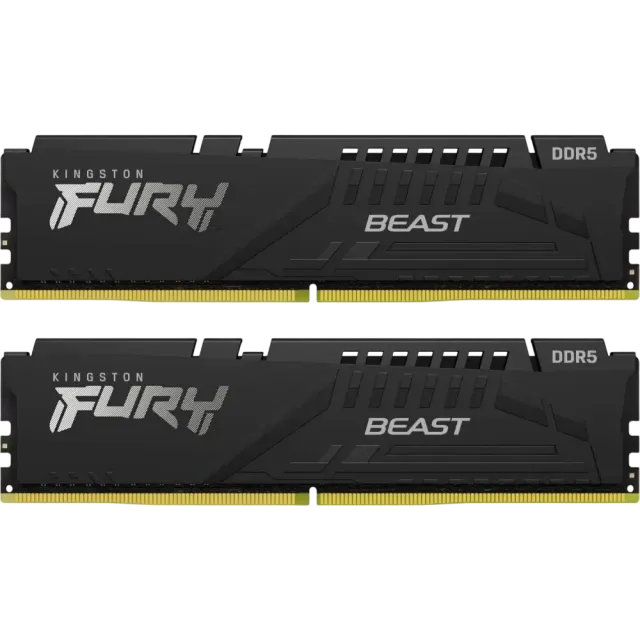 Оперативная память 16 Gb 6000 MHz Kingston FURY Beast Black (KF560C30BBEK2-16) купить! 